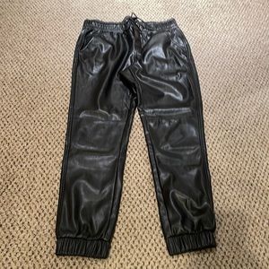 BB Dakota faux leather jogger